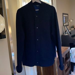 Theory Men’s sweater baseball jacket